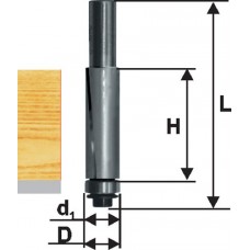 ФРЕЗА КРОМОЧНАЯ ПРЯМ Ф12,7Х25ММ ХВ 8ММ ДСП